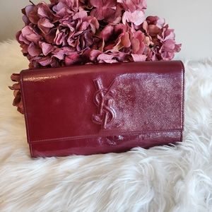SOLD YSL Patent Leather Clutch